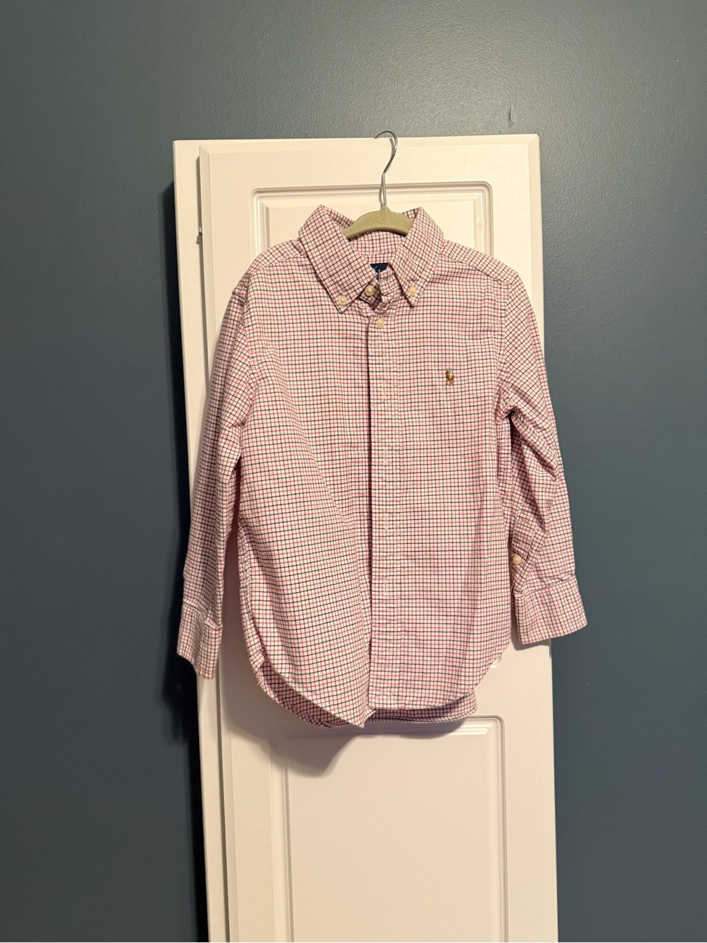 Polo by Ralph Lauren Boys' Red & White Check Button-Down Shirt